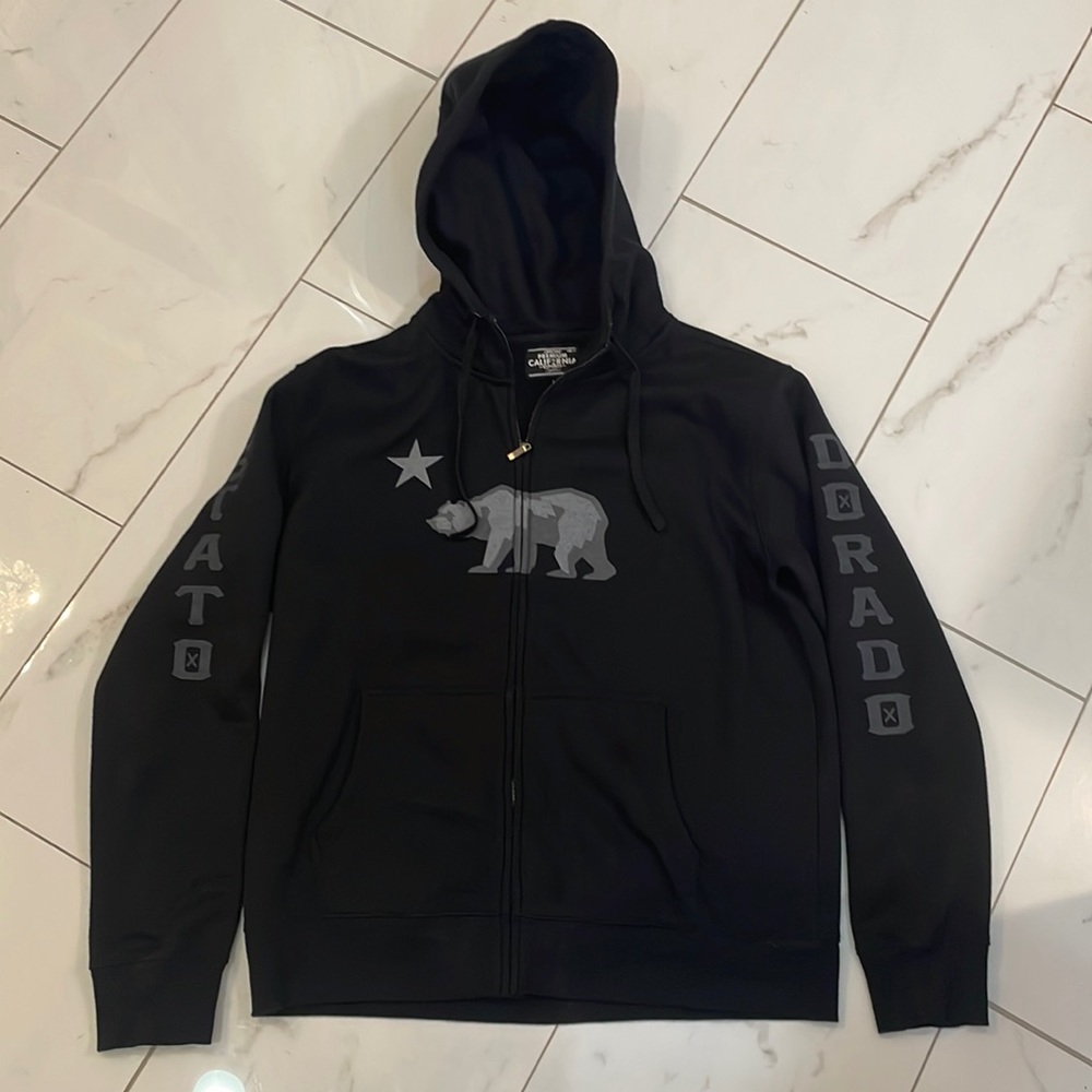 The official brand black hoodie